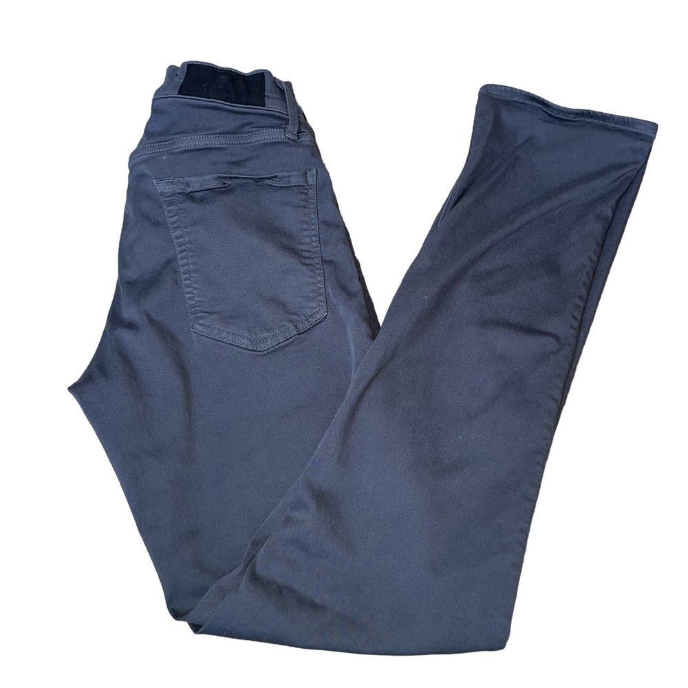 7 For All Mankind Men's Straight Jeans Navy Blue